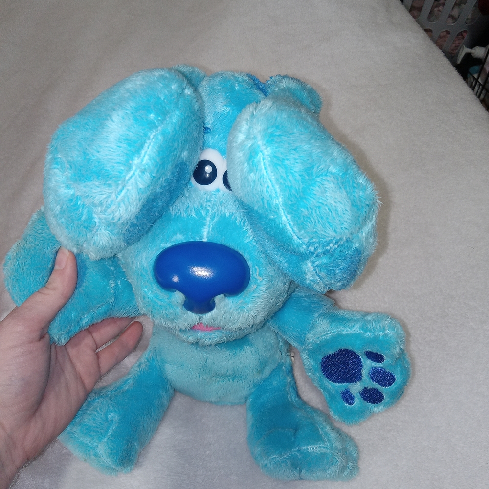 Blue's Clues Peek A Boo Blue Plush Puppy Dog 10" Plush Stuffed Animal Toy 2020 - Picture 6 of 7